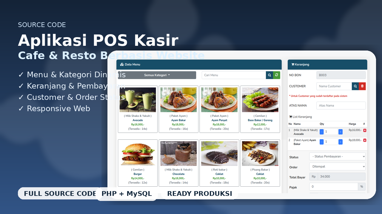 Dokumentasi Aplikasi POS Cafe & Resto Codekop