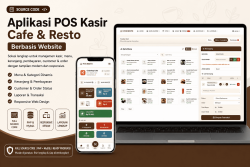 Source Code Aplikasi  (POS) Kasir Cafe & Resto Berbasis Website