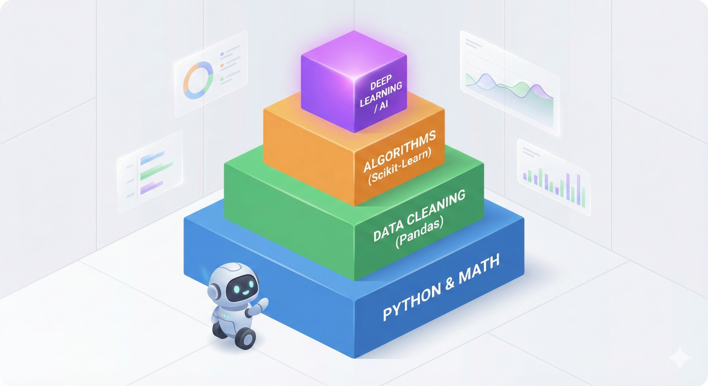 Mau Jadi AI/ML Engineer? Jangan Langsung Loncat ke Deep Learning! Mulai dari Sini Dulu. 🤖