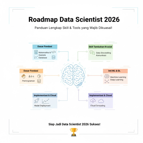 Roadmap Data Scientist 2026: Panduan Lengkap Skill & Tools yang Wajib Dikuasai