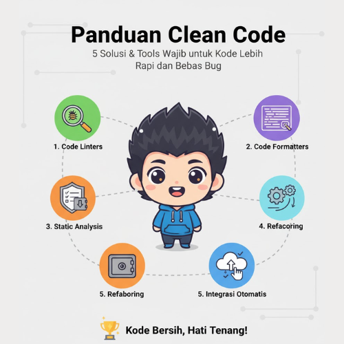 Panduan Clean Code: 5 Solusi & Tools Wajib untuk Kode Lebih Rapi dan Bebas Bug