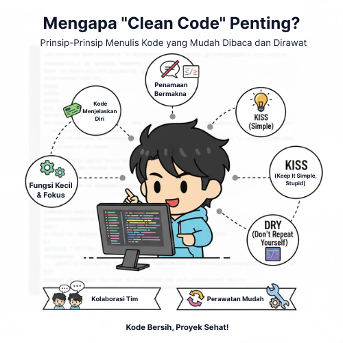 Mengapa Clean Code Penting? Prinsip-Prinsip Menulis Kode yang Mudah Dibaca dan Dirawat