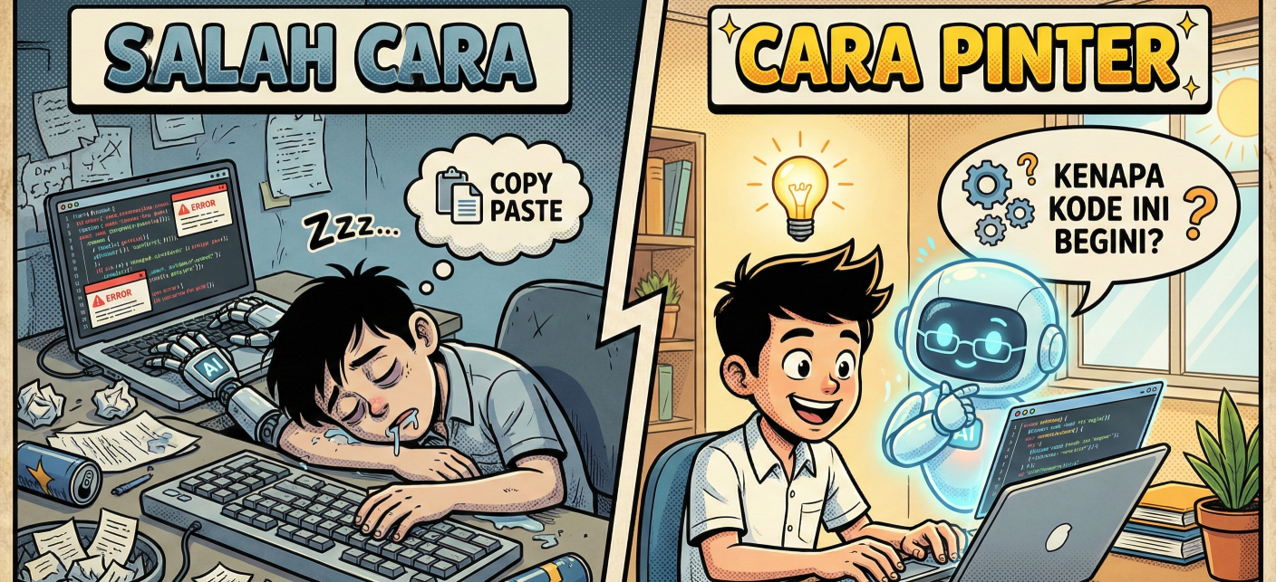 Coding di Era AI: Cara Pakai ChatGPT/Copilot Biar Tambah Pinter, Bukan Jadi Ketergantungan