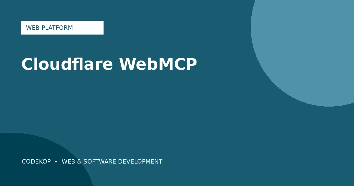 Cloudflare memperkenalkan WebMCP agar website bisa dipakai AI Agent