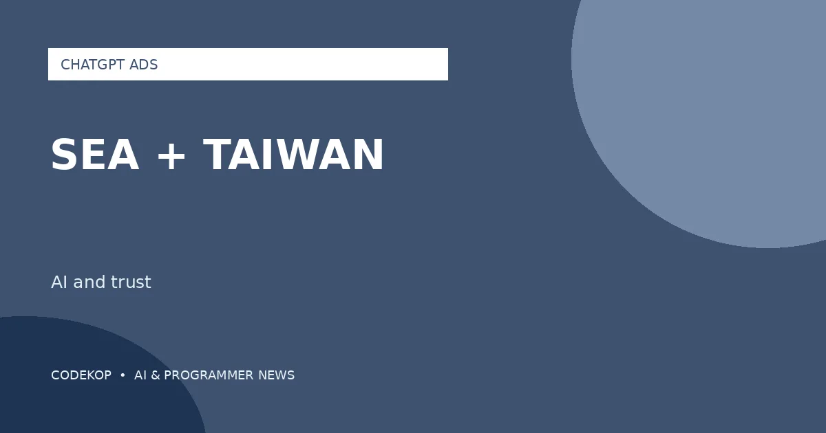 ChatGPT Ads Memperluas Jangkauan ke Asia Tenggara dan Taiwan