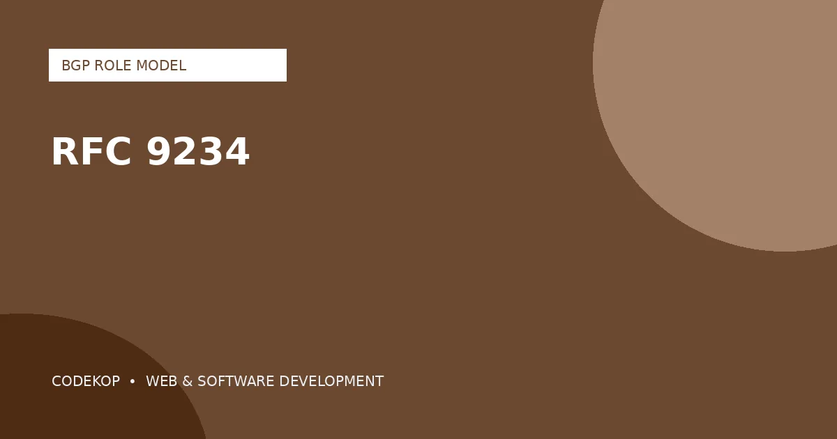 Cloudflare membahas BGP Role Model untuk adopsi RFC 9234