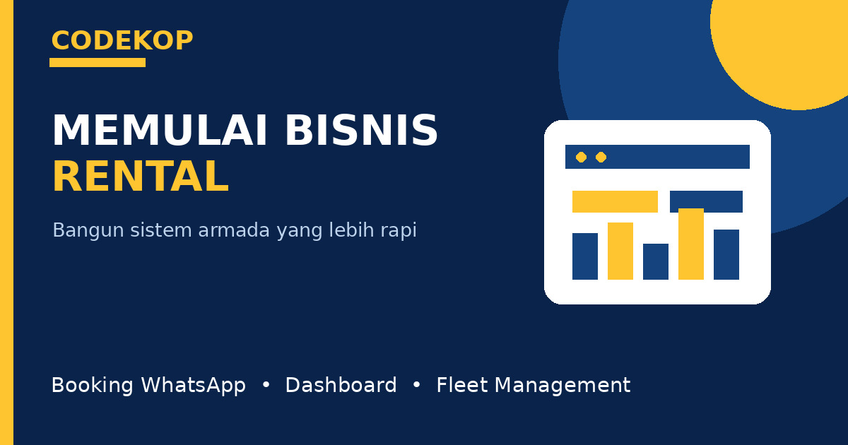 Cara Memulai Bisnis Rental Kendaraan: dari Menyiapkan Armada hingga Mengelola Booking