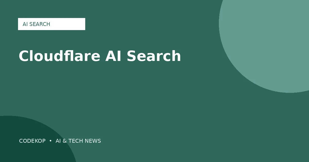 Cloudflare AI Search memberi AI Agent mesin pencari untuk data sendiri