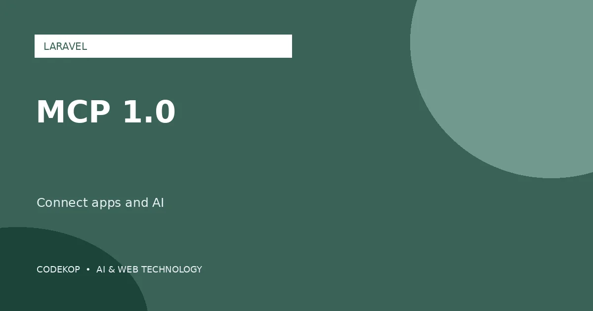 Laravel MCP 1.0 Resmi Dirilis untuk Menghubungkan Laravel dengan AI